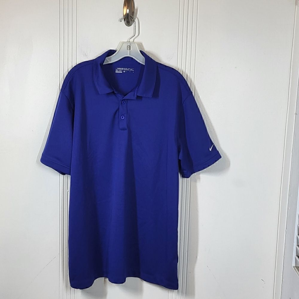 Nike Golf Blue Dri Fit Shirt